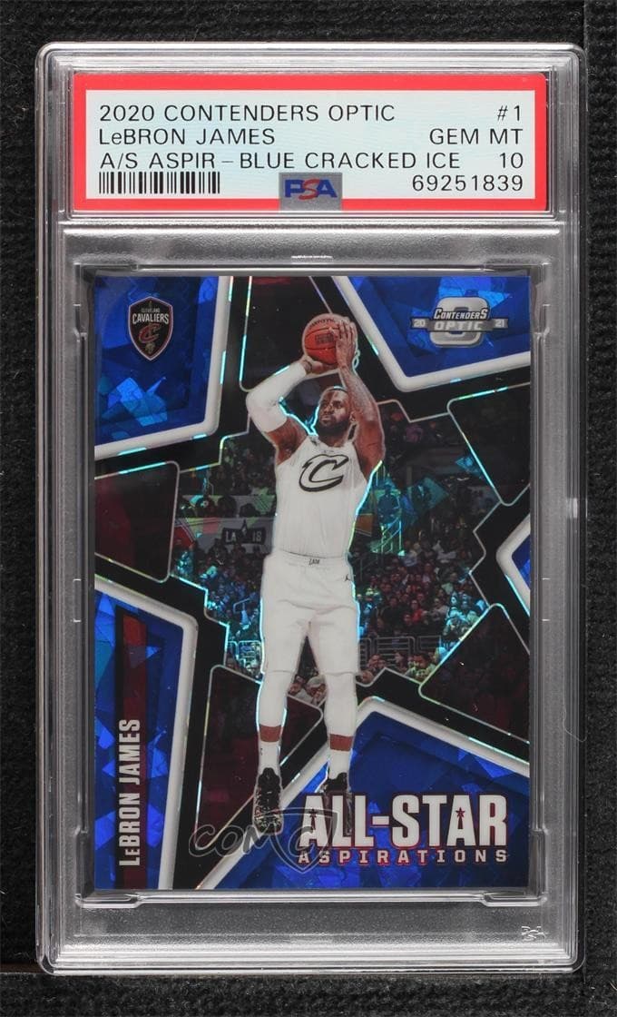 Optic Blue Cracked 2020 Panini Contenders