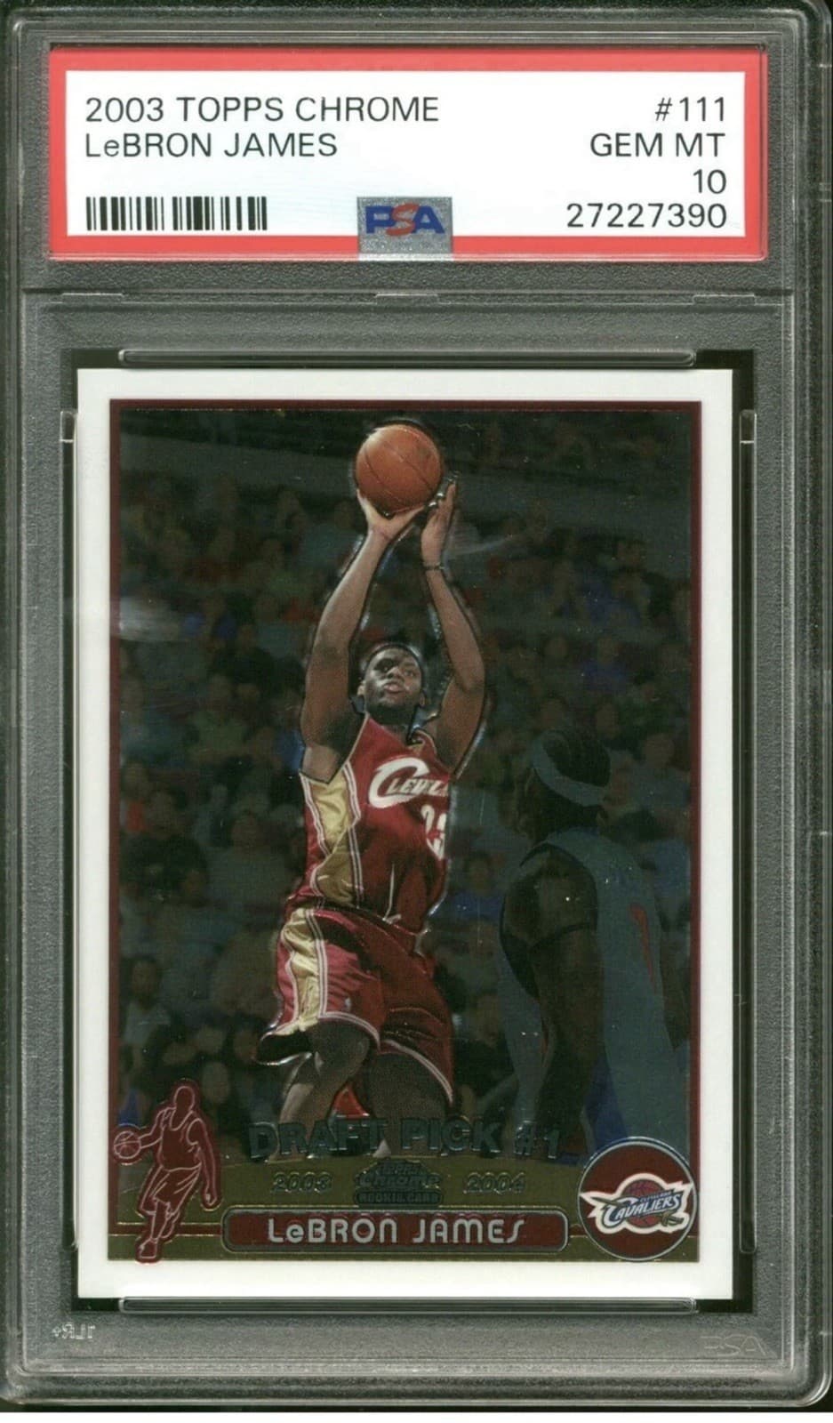Bron James Perfect 2003 Topps Chrome