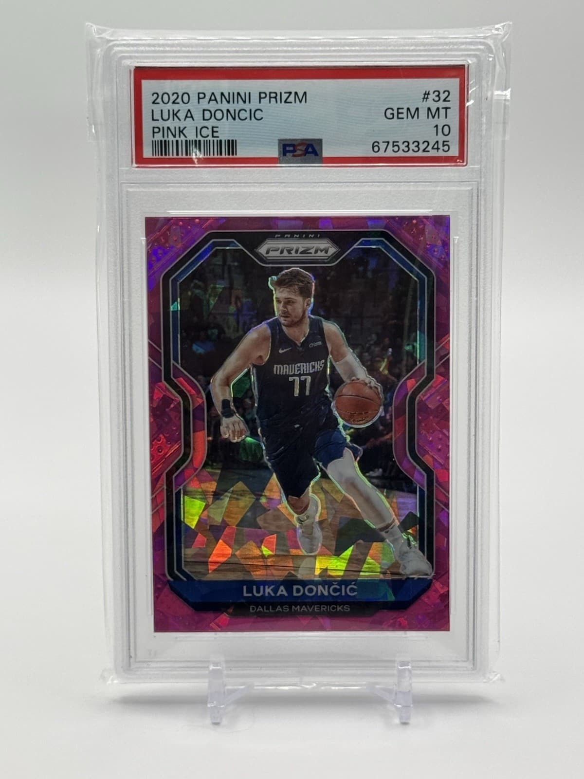 Luka Doncic Pink 2020 Panini Prizm