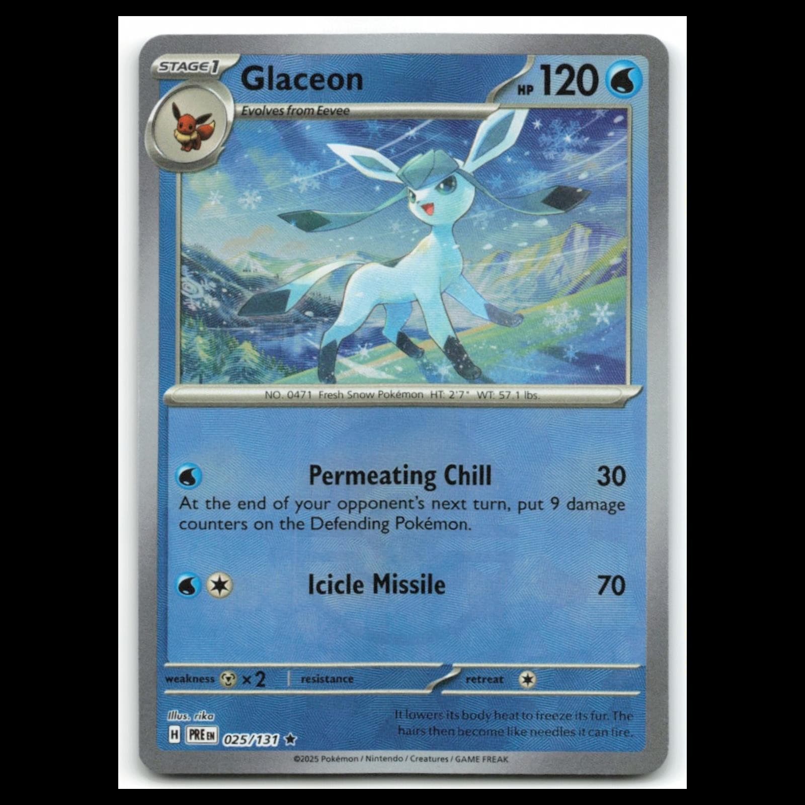 Glaceon Scarlet 2025 Unknown 2025 Unknown
