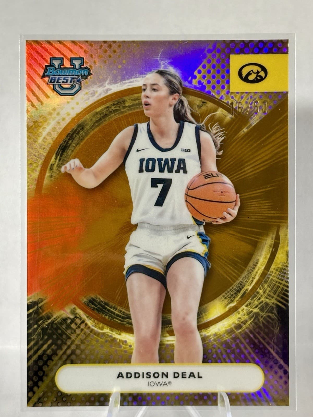Basketball Gold Addison 2025 Bowman