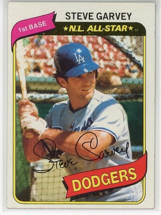 Steve Garvey Los 1980 Topps 1980 Topps