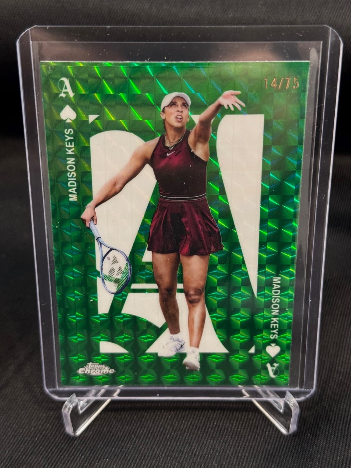 Tennis Aces Madison 2025 Topps Chrome 2025 Topps Chrome green-refractor