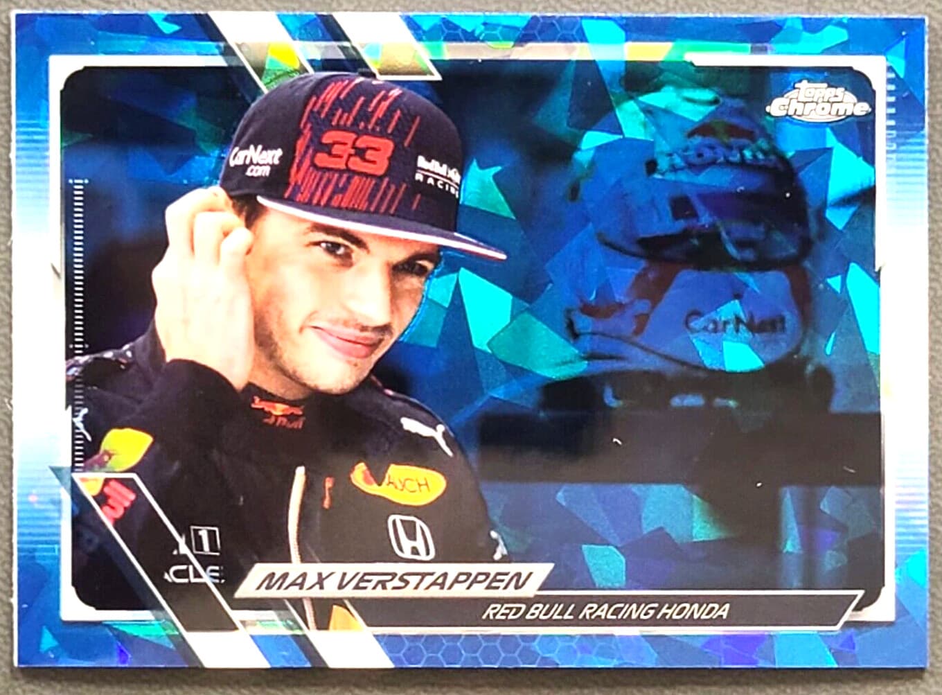 Formula 1 Sapphire MAX VERSTAP 2021 Topps Chrome 2021 Topps Chrome red