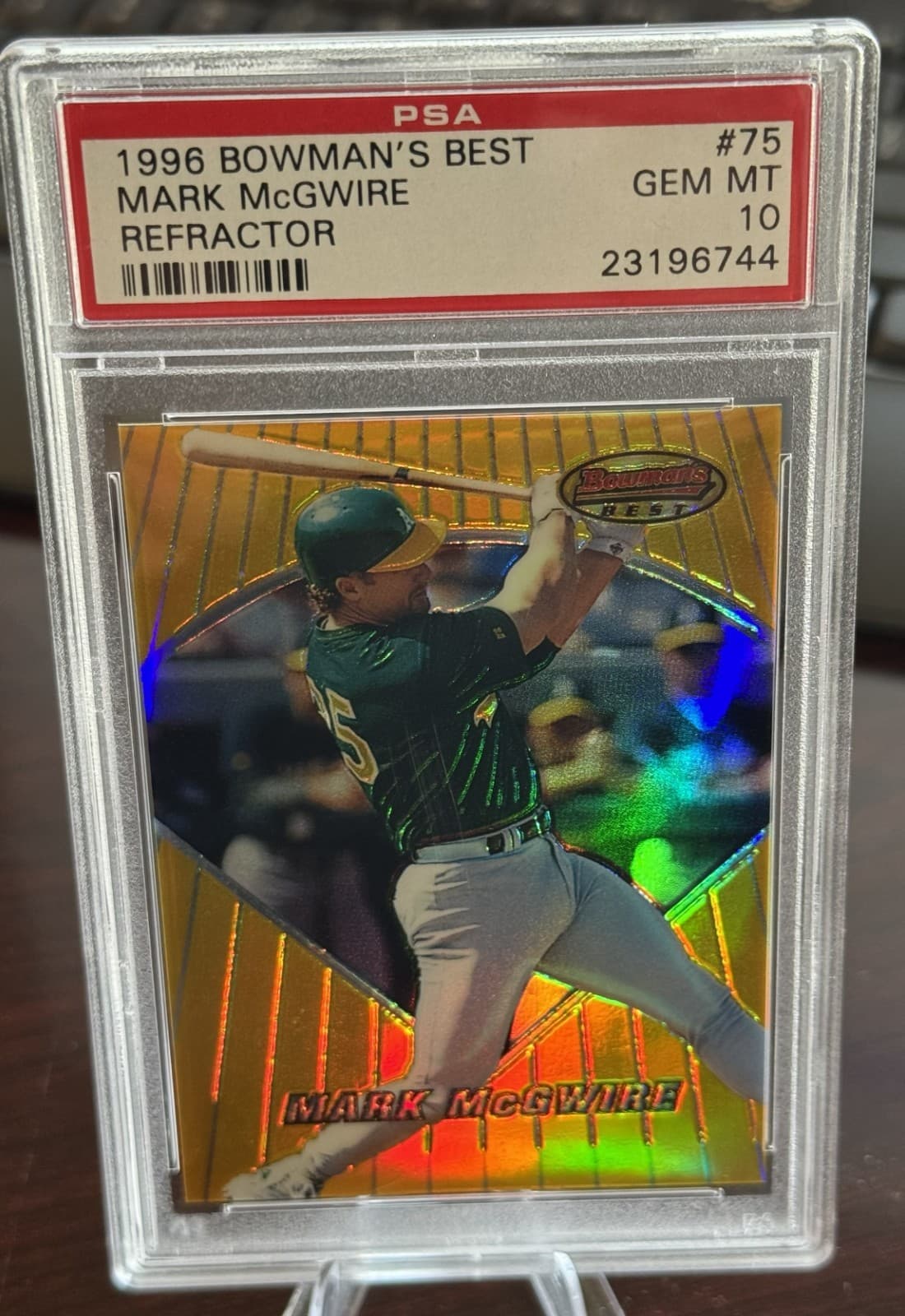 MARK MCGWIRE 'S BEST 1996 Bowman 1996 Bowman refractor