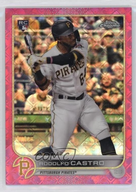 Logofractor Edition Pink 2022 Topps Chrome 2022 Topps Chrome pink-refractor