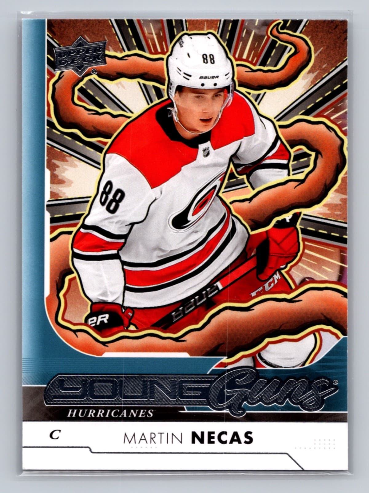 Martin Necas trading card