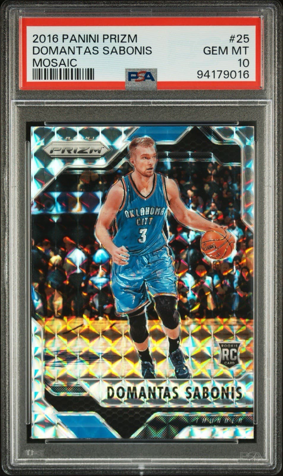 Domantas Sabonis Mosaic 2016 Panini Prizm