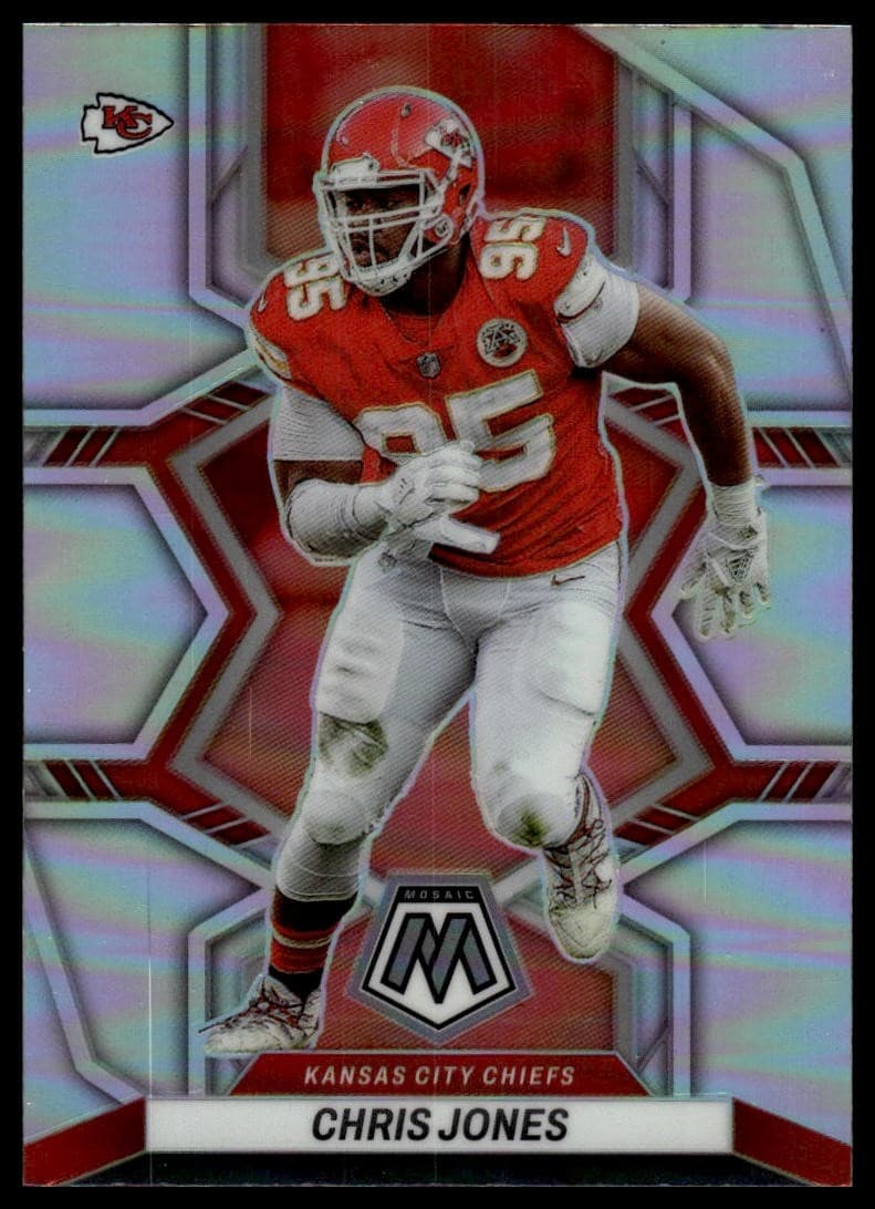 Chris Jones Silver 2022 Panini Mosaic 2022 Panini Mosaic