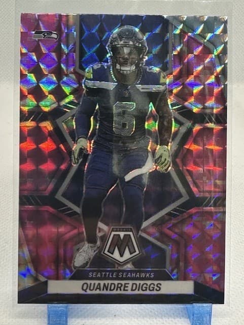 Quandre Diggs 2022 Panini Mosaic 2022 Panini Mosaic camo-pink