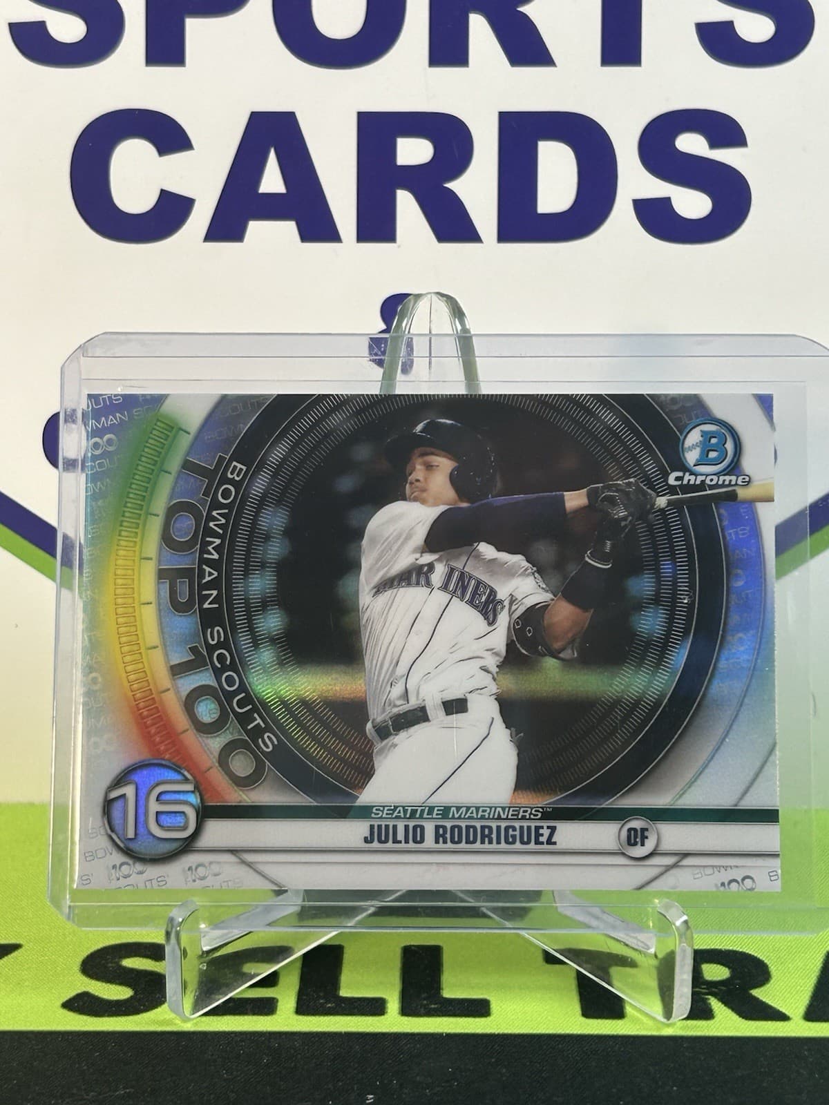 Julio Rodriguez Baseball 2020 Bowman Chrome 2020 Bowman Chrome