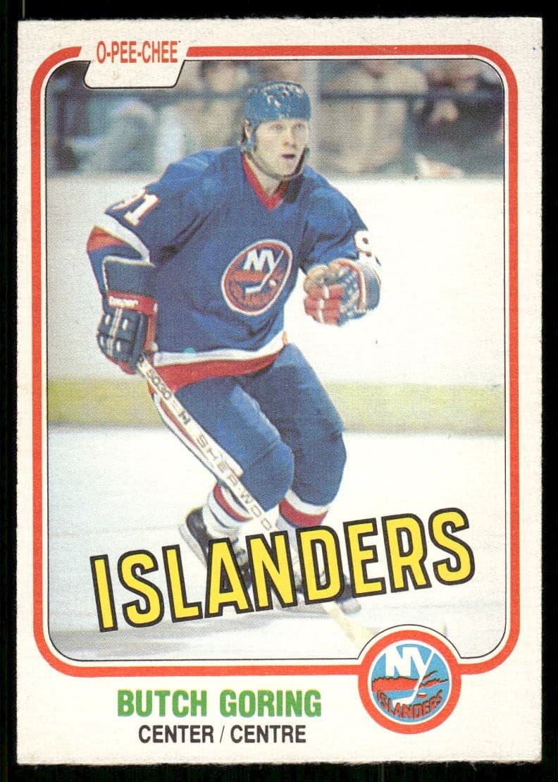 Butch Goring New 1981 O-Pee-Chee 1981 O-Pee-Chee