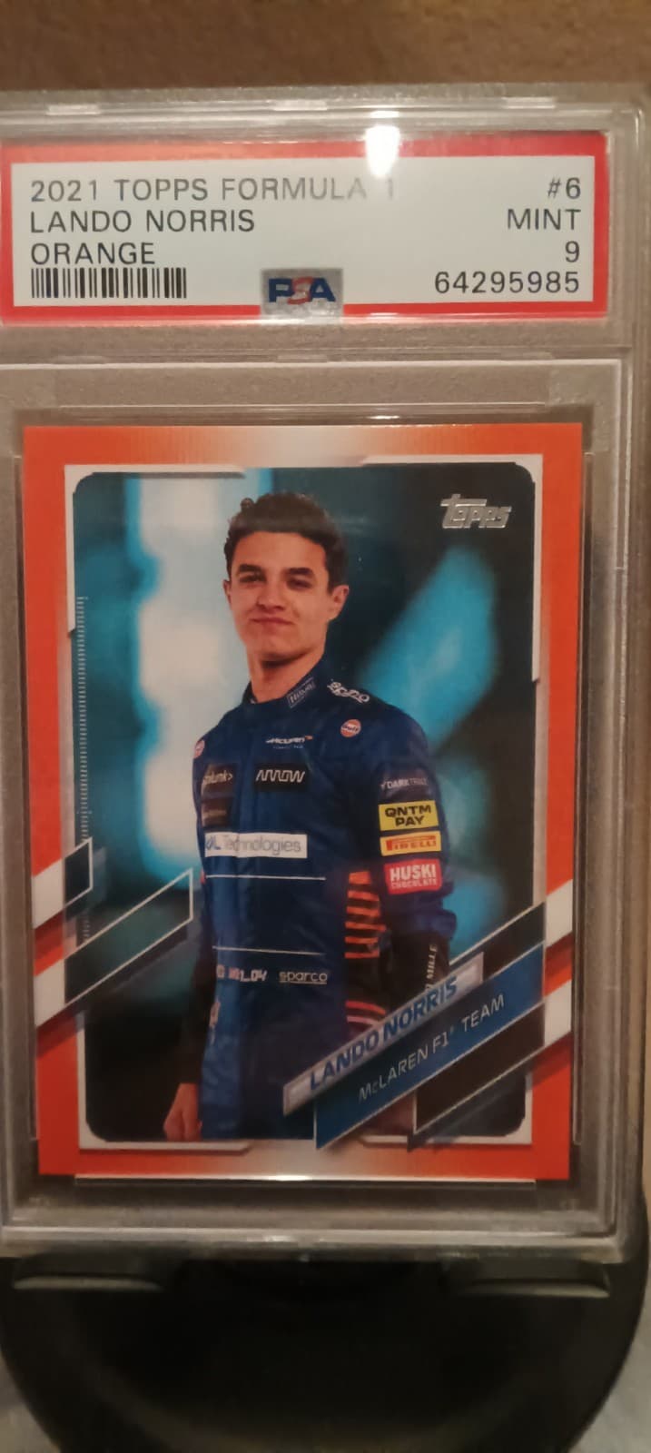 Lando Norris 2021 Topps 2021 Topps orange