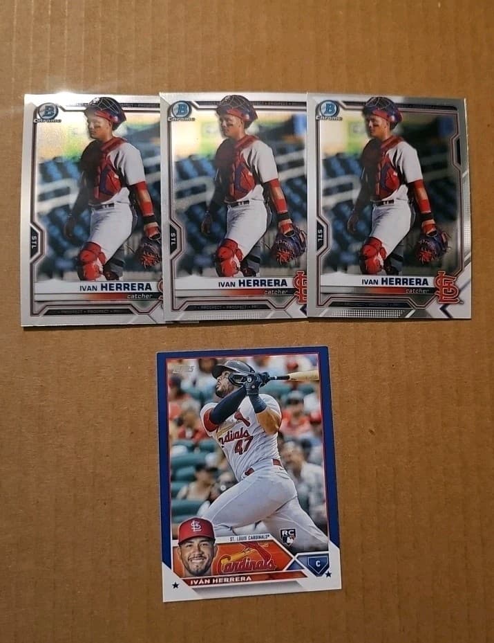 Ivan Herrera Blue 2023 Topps