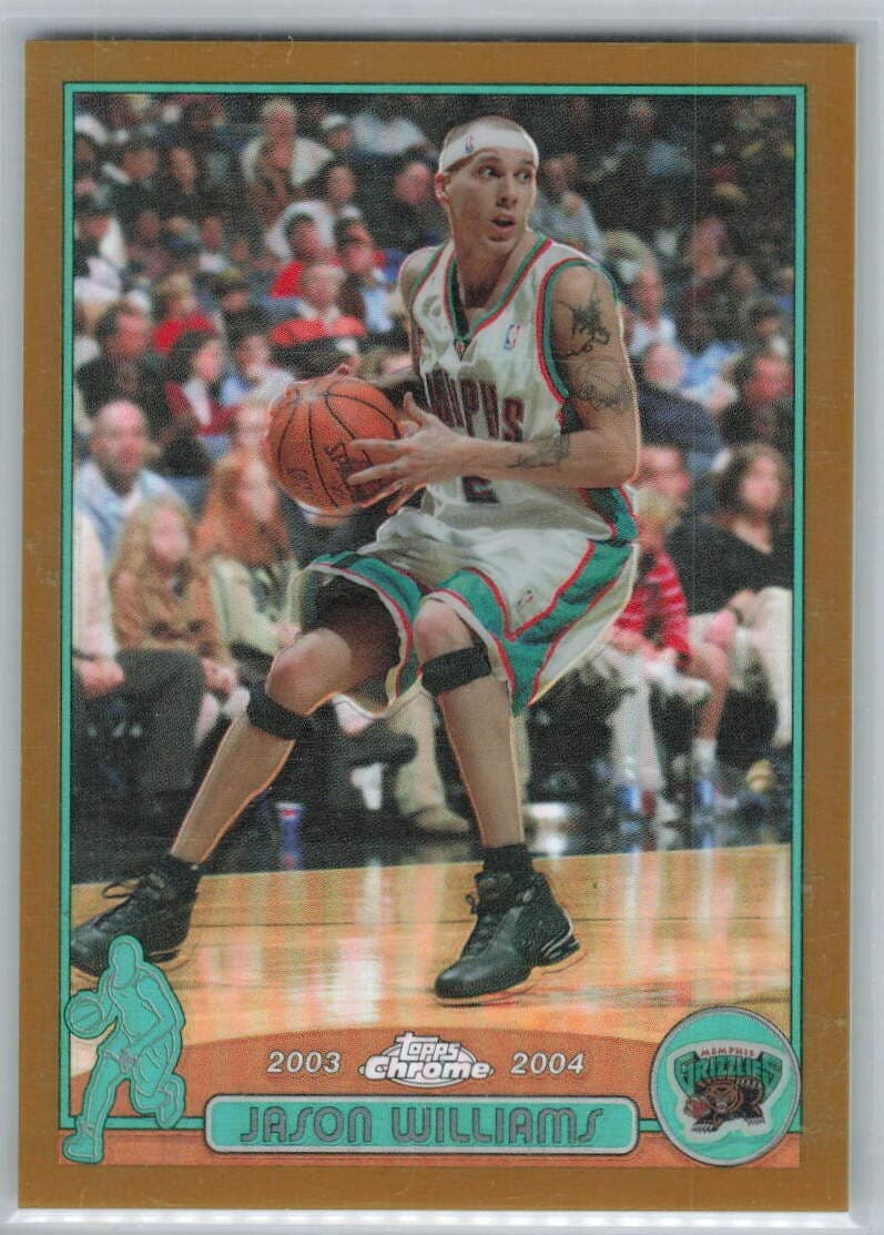 Jason Williams 2003 Topps Chrome 2003 Topps Chrome gold