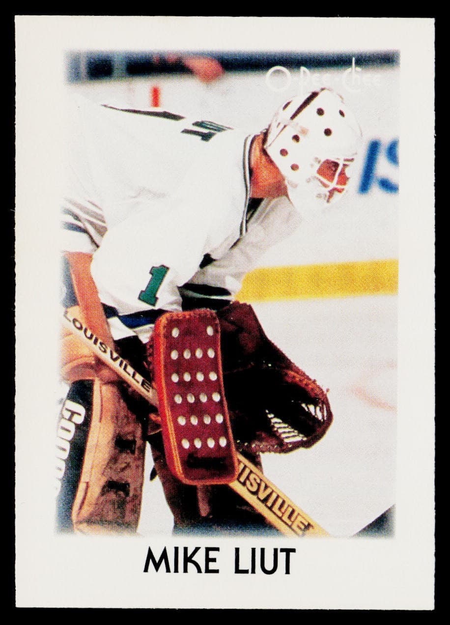 Minis Mike Liut 1987 O-Pee-Chee 1987 O-Pee-Chee