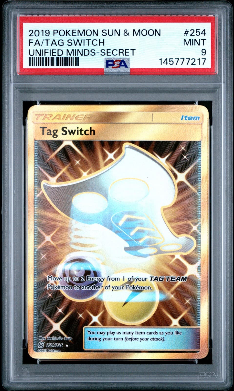 Tag Switch trading card