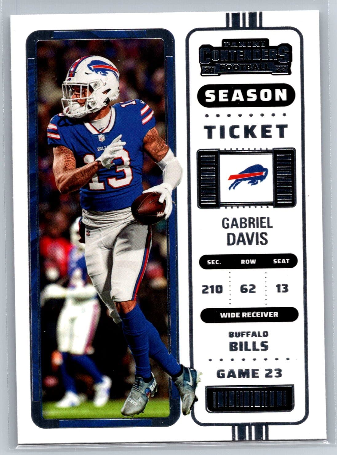 Gabriel Davis 2022 Panini Contenders 2022 Panini Contenders