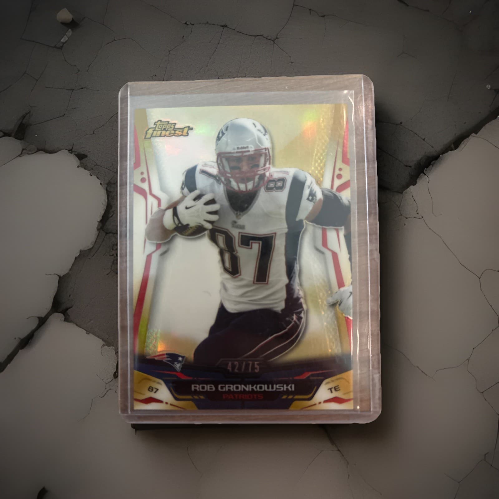 Rob Gronkowski Gold 2014 Topps Finest 2014 Topps Finest gold-refractor