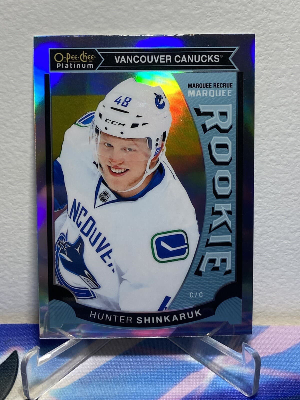 Hunter Shinkaruk trading card
