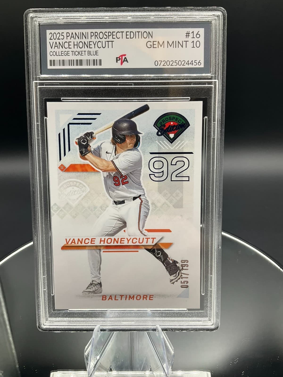 Prospect Edition Vance 2025 Panini 2025 Panini blue-foil
