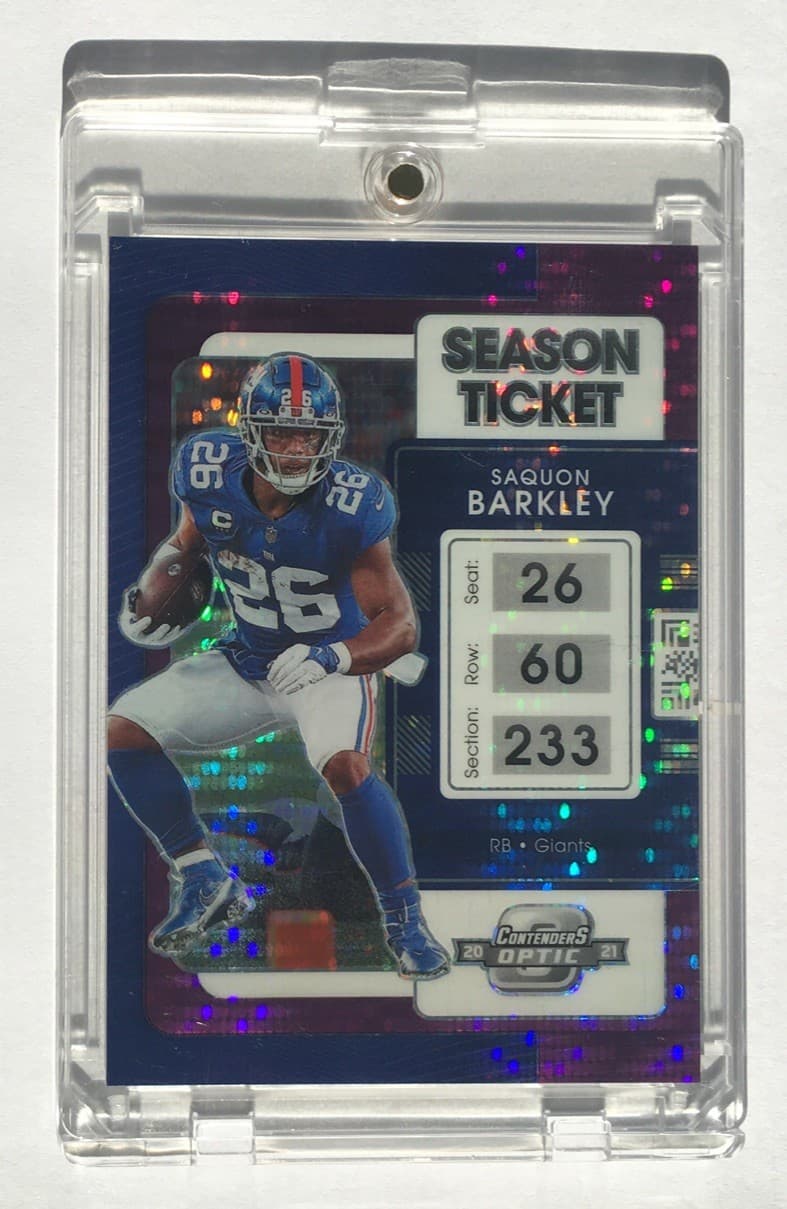 Optic Saquon Barkley 2021 Panini Contenders 2021 Panini Contenders