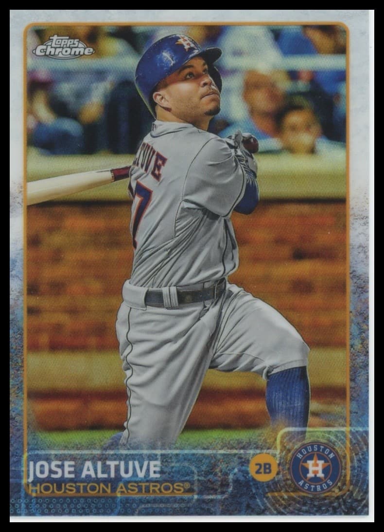 Jose Altuve 2015 Topps Chrome 2015 Topps Chrome refractor