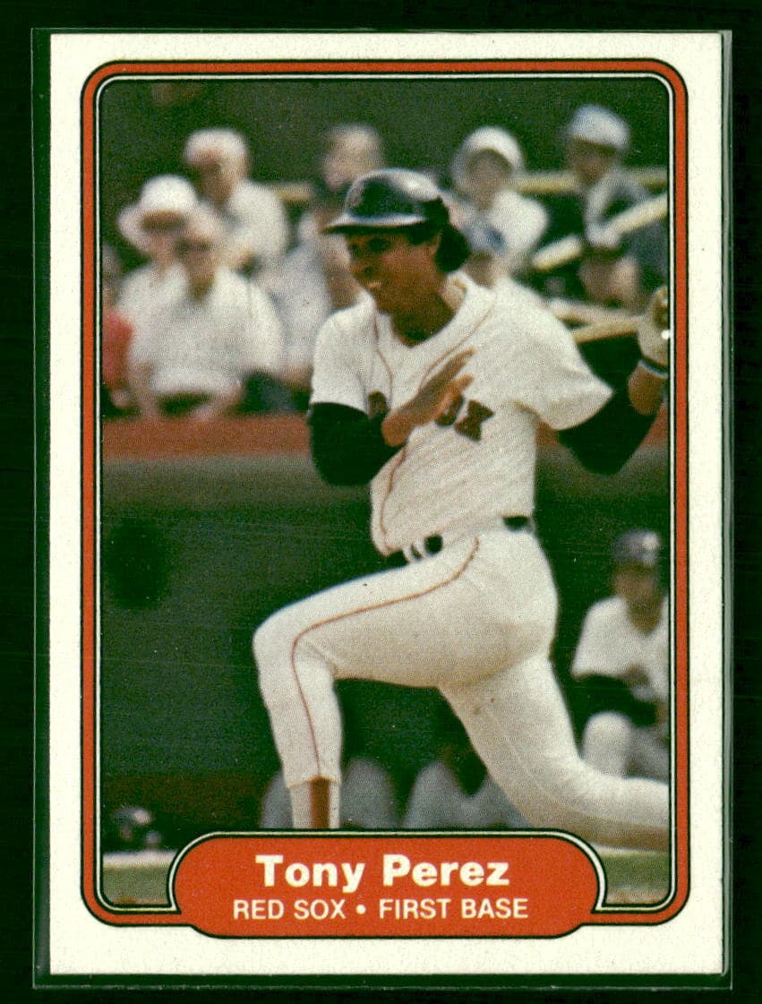 Tony Perez 1982 Fleer 1982 Fleer