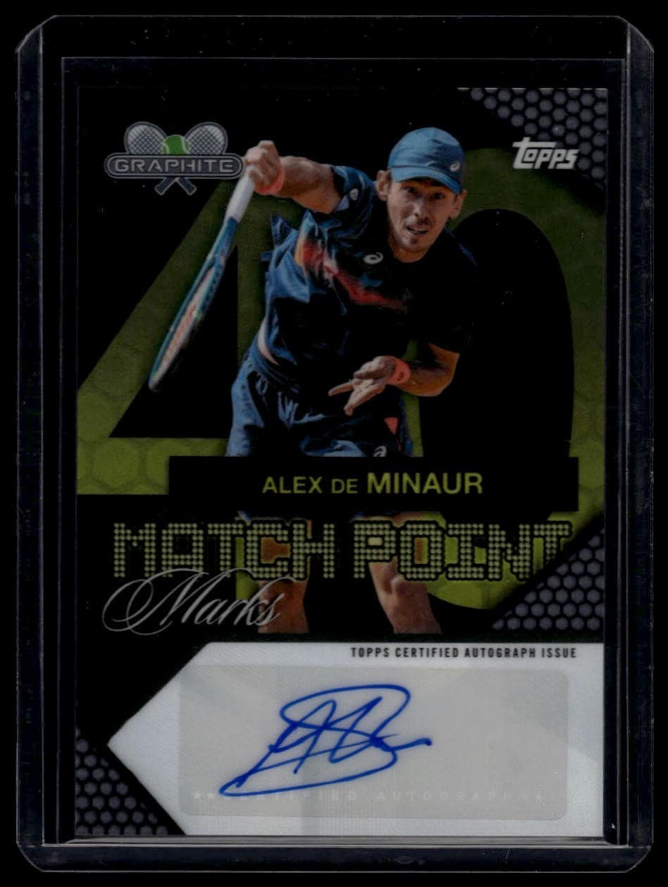 Minaur Match Point 2026 Topps 2026 Topps pink-refractor example 1