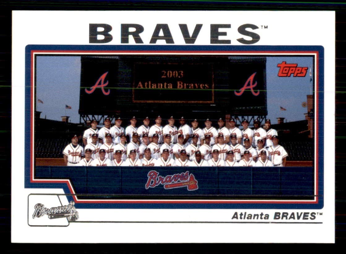 Baseball Team Atlanta 2004 Topps 2004 Topps