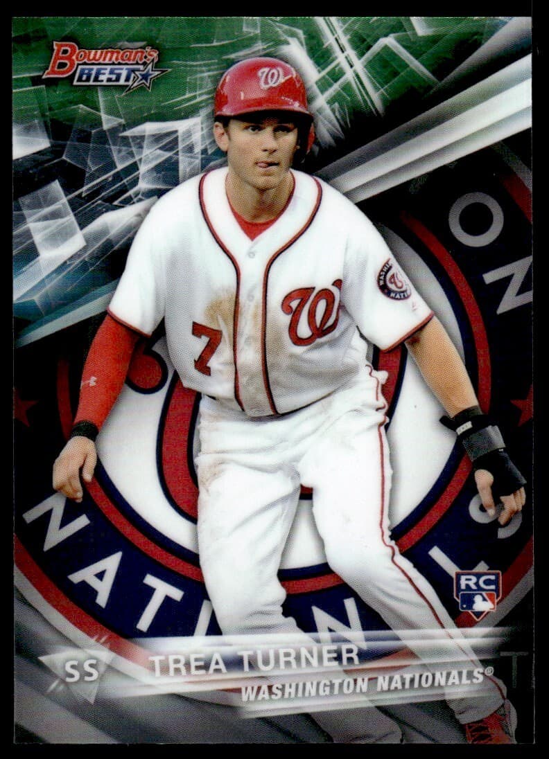 Trea Turner 2016 Bowman 2016 Bowman example 2