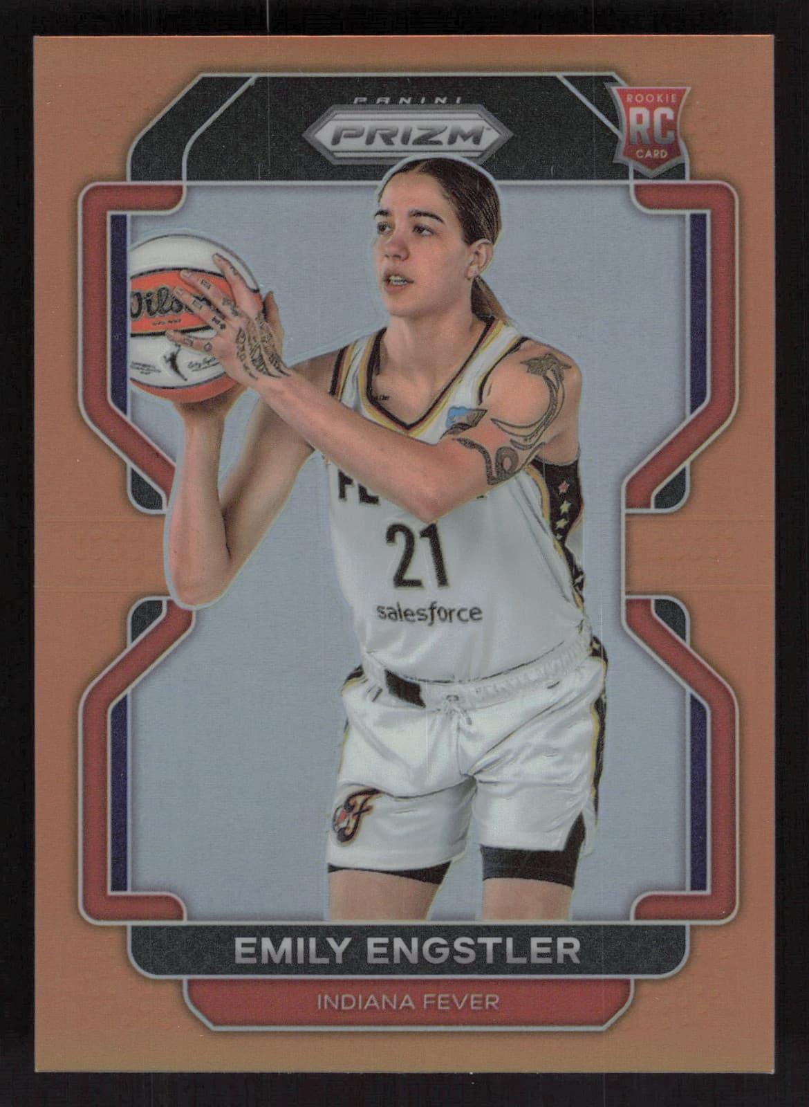 Emily Engstler Orange 2022 Panini Prizm 2022 Panini Prizm