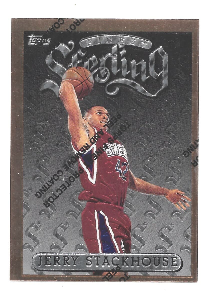 Basketball Jerry Stackhouse 1996 Topps Finest 1996 Topps Finest