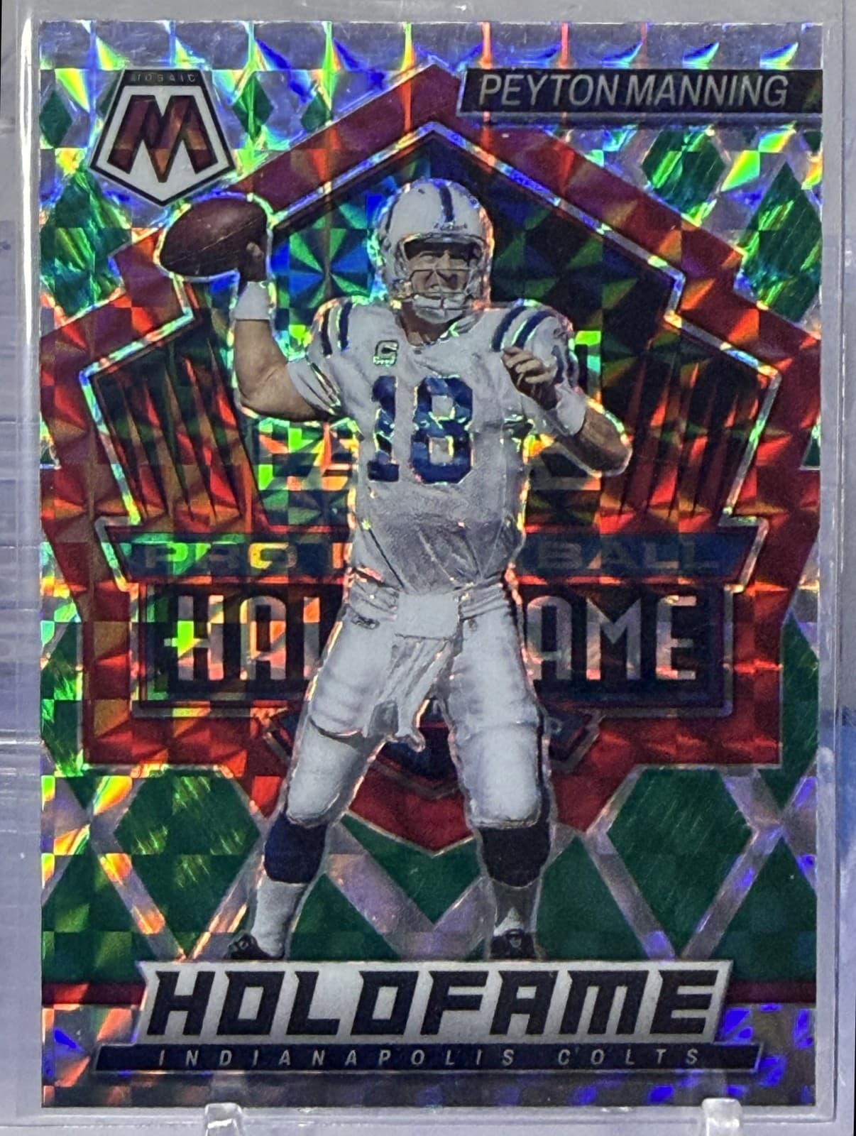 Peyton Manning 2022 Panini Mosaic 2022 Panini Mosaic green