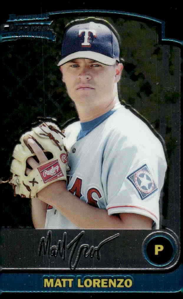 Prospects Matt Lorenzo 2003 Bowman Draft