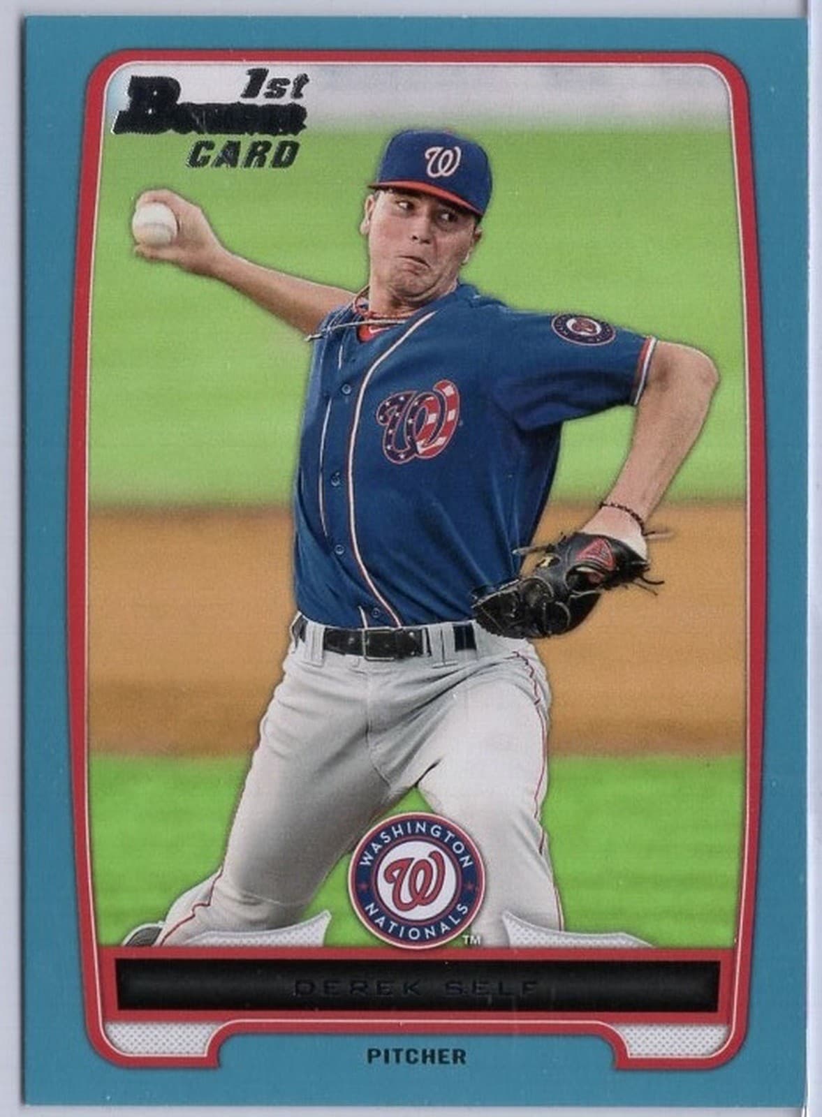 Blue Derek Self 2012 Bowman Draft 2012 Bowman Draft blue