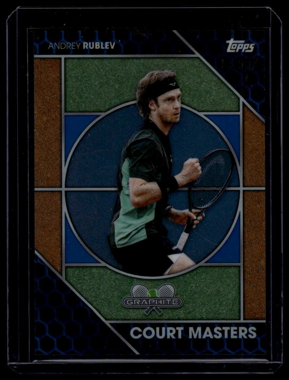 Andrey Rublev Court 2026 Topps 2026 Topps blue-refractor