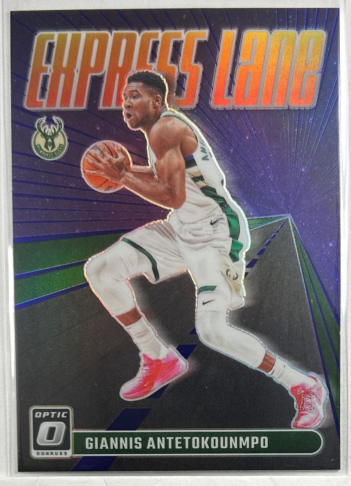 Giannis Antetokounmpo Express 2023 Donruss Optic 2023 Donruss Optic