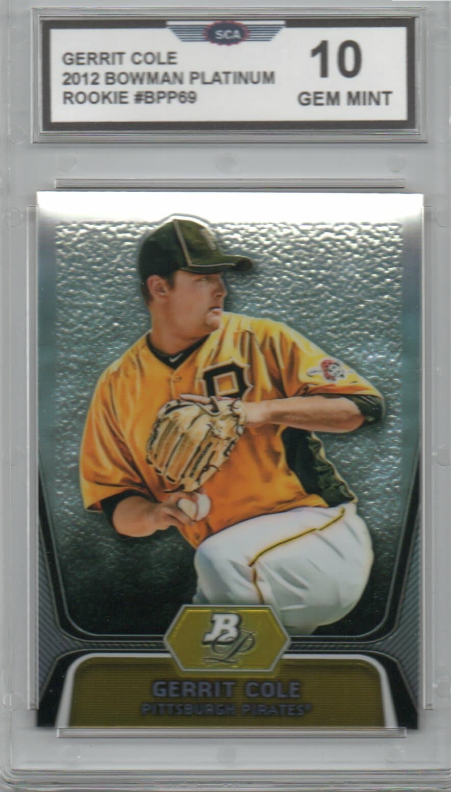 PLATINUM GERRIT COLE BASEBALL 2012 Bowman