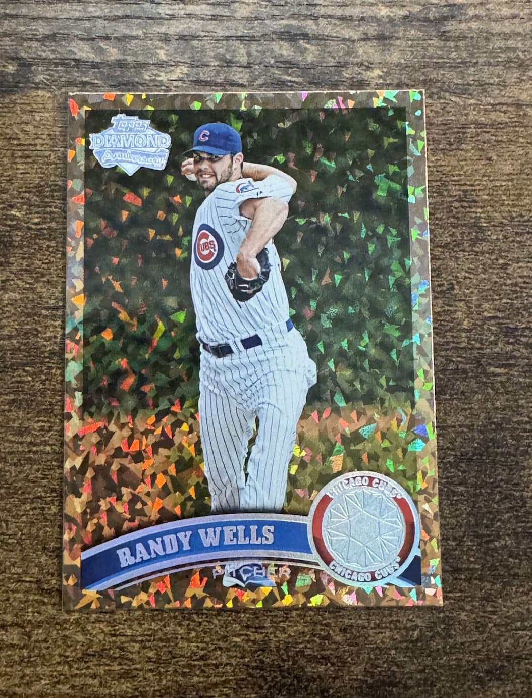 Randy Wells Cubs 2011 Topps Update 2011 Topps Update
