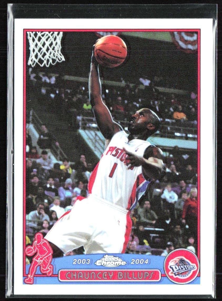 Chauncey Billups 2003 Topps Chrome 2003 Topps Chrome refractor
