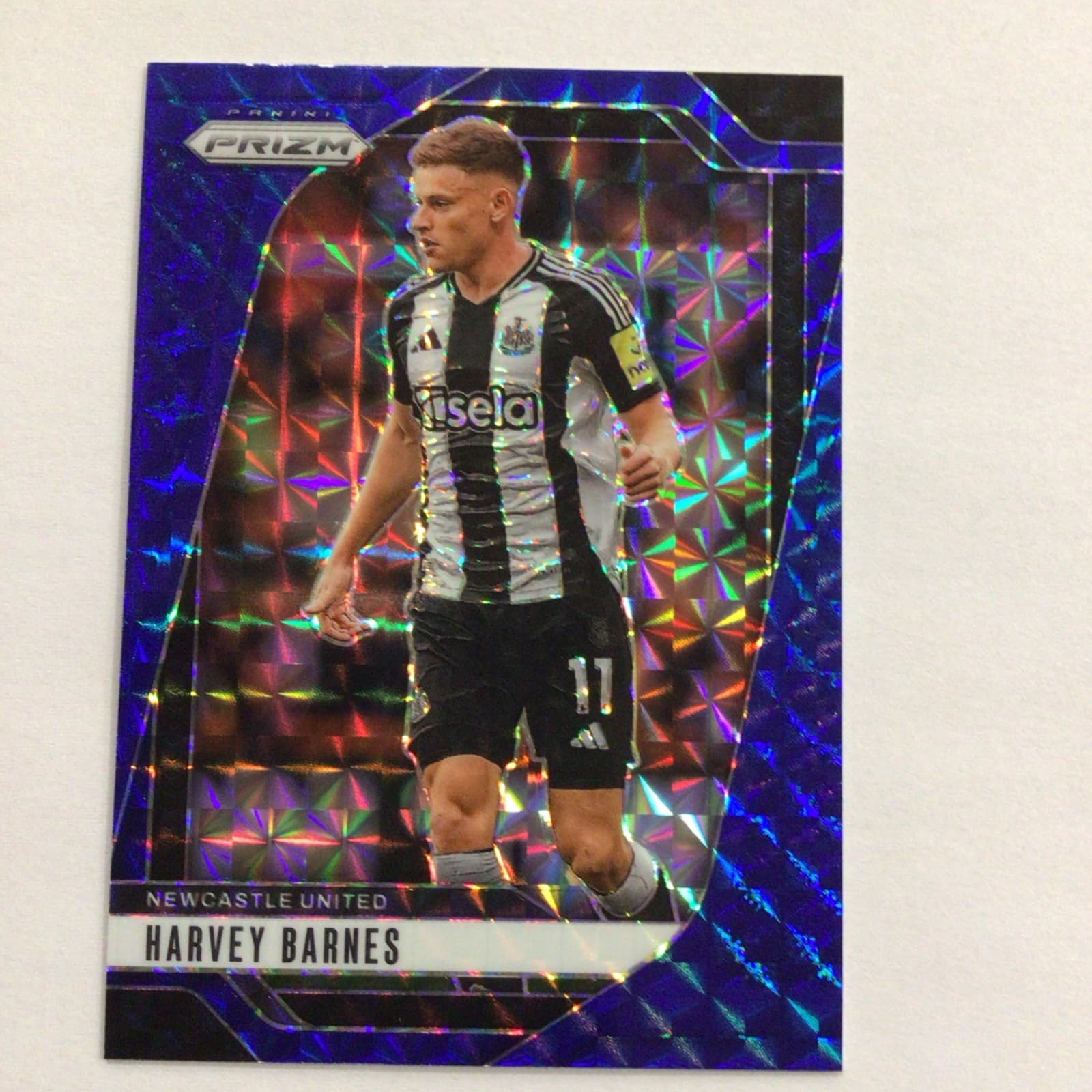 Harvey Barnes trading card