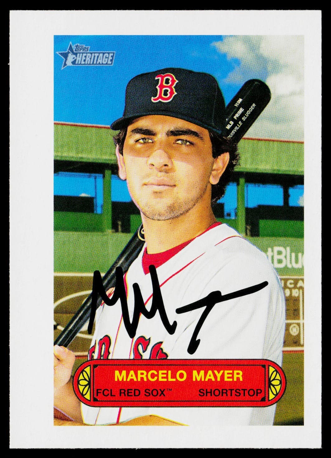 Marcelo Mayer Minor 2022 Topps Heritage 2022 Topps Heritage