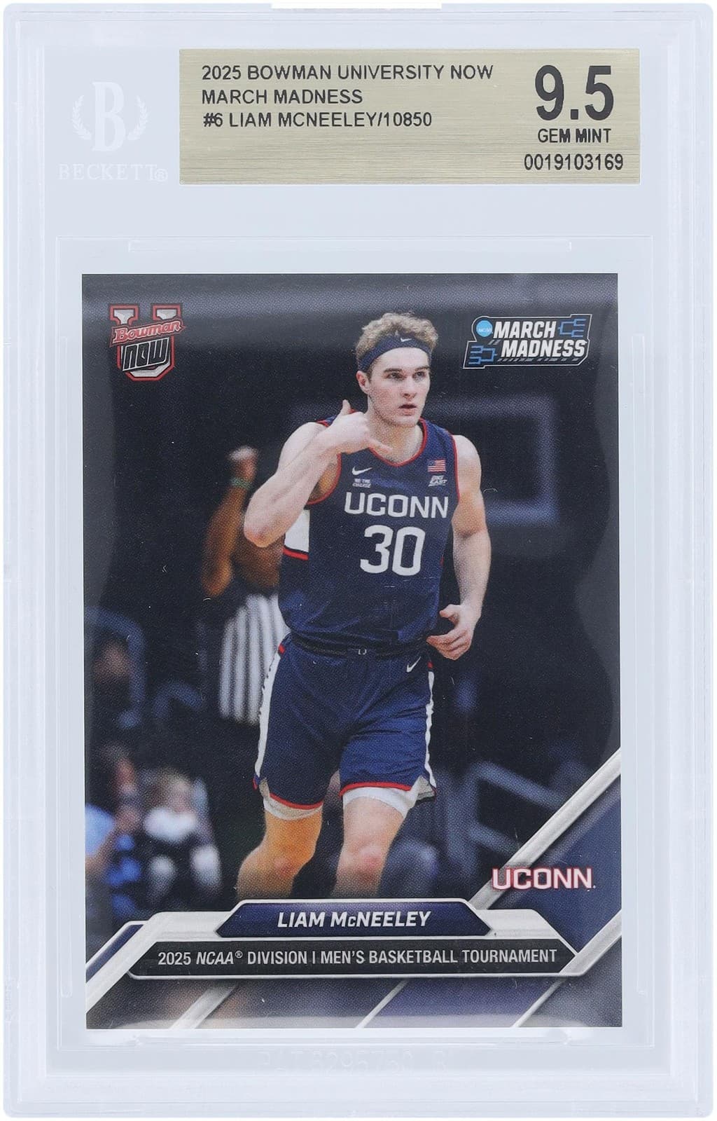 Liam McNeeley trading card