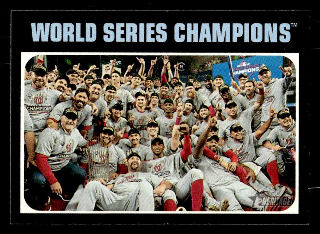 World Series Champions 2020 Topps Heritage