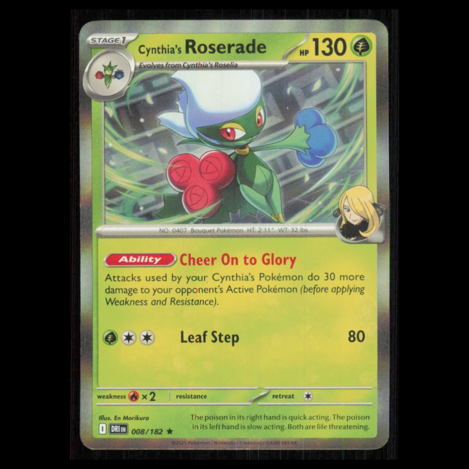Cynthias Roserade Scarlet 2025 Unknown 2025 Unknown