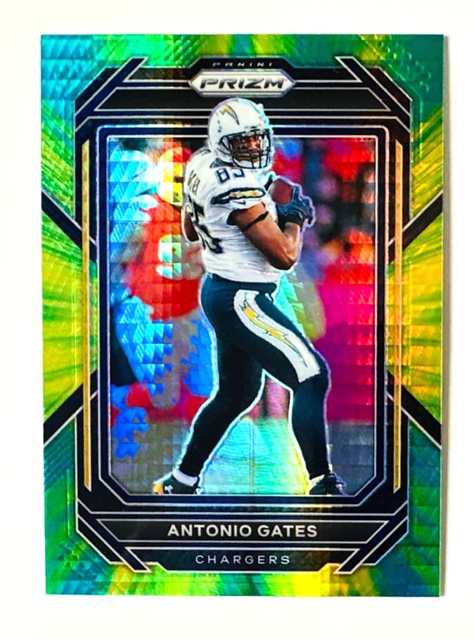 Antonio Gates 2022 Panini Prizm 2022 Panini Prizm green