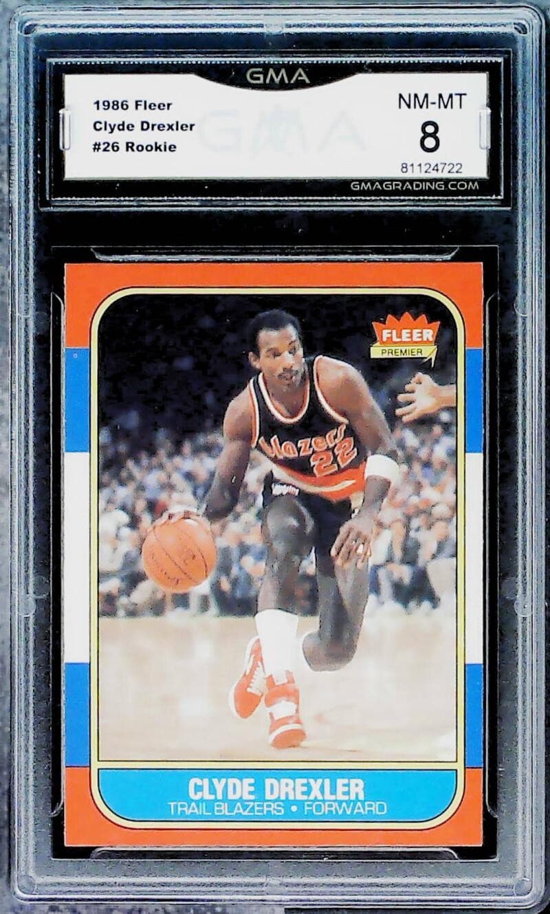 Clyde Drexler Portland 1986 Fleer 1986 Fleer