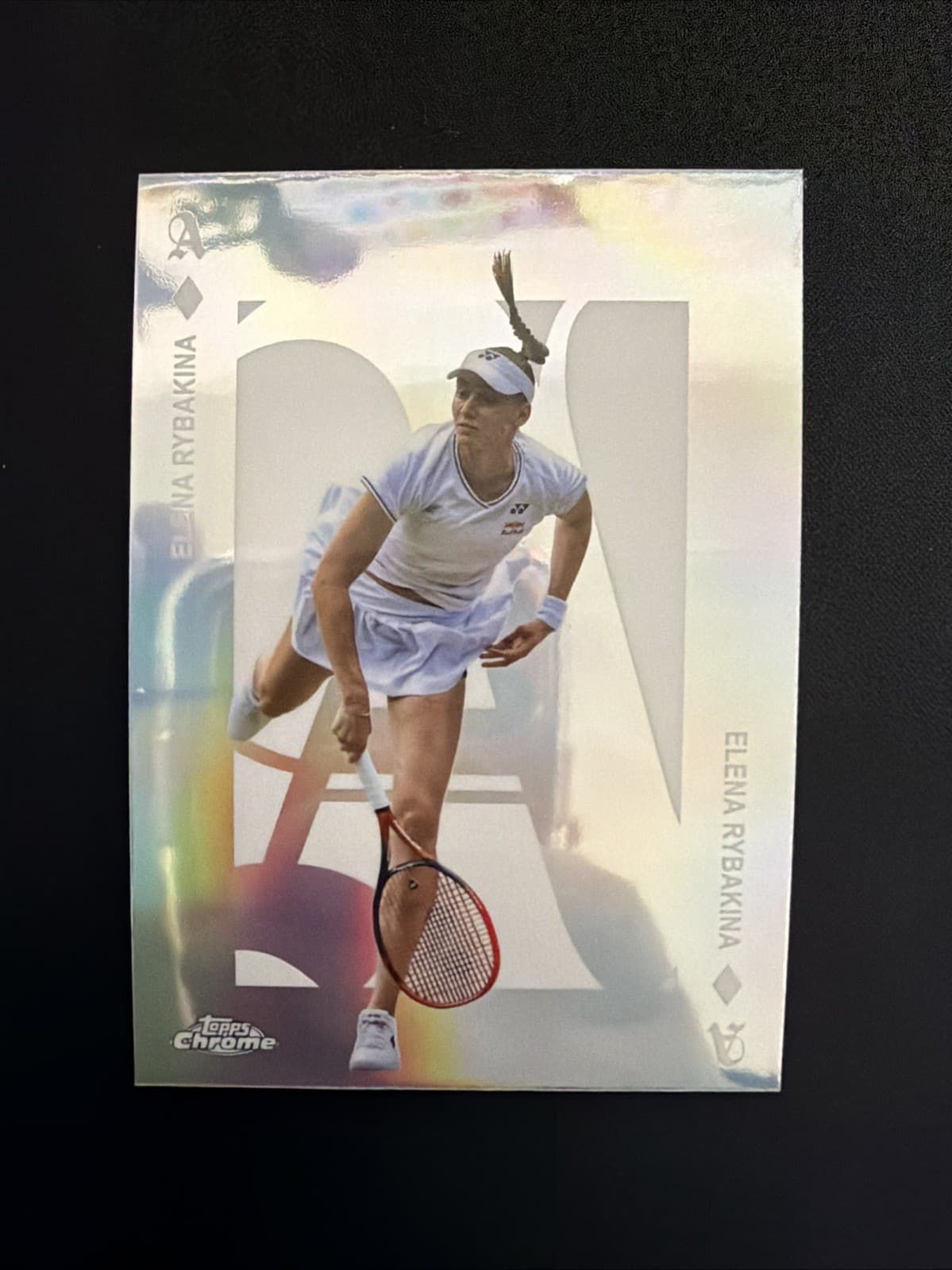 Elena Rybakina Aces 2025 Topps Chrome 2025 Topps Chrome refractor