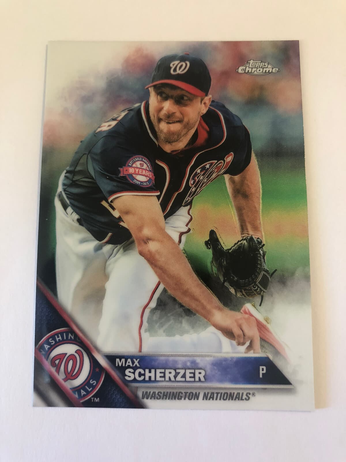 Max Scherzer Baseball 2016 Topps Chrome 2016 Topps Chrome